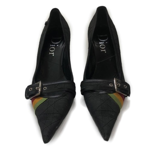 Dior Shoes - DIOR RASTA QUILTED PUMPS